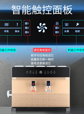 净水器直饮家用壁挂式ro反渗透纯净水农村井水净水机纯净水除氯垢