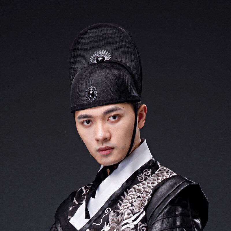 飞鱼服锦衣卫帽子圆顶大檐帽唐制明制汉服圆领袍腰带令牌金属腰牌