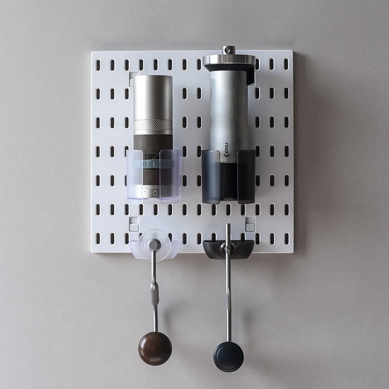 洞洞板配件壁挂手冲咖啡家用手摇磨豆机C40收纳整理置物挂架