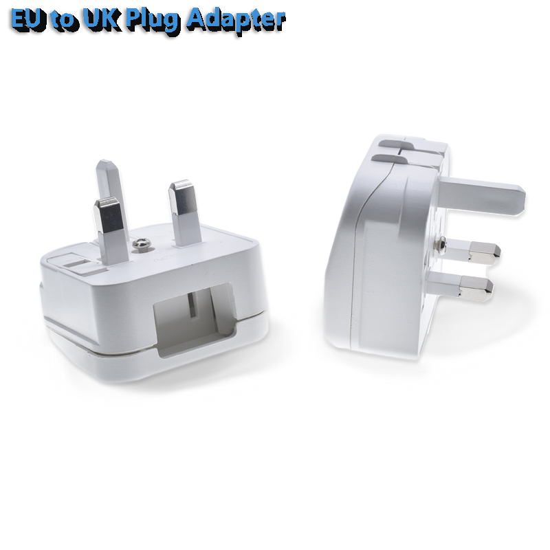 国标美式两扁脚欧标转英规三脚插头防水嵌入式港版转换器13A250V