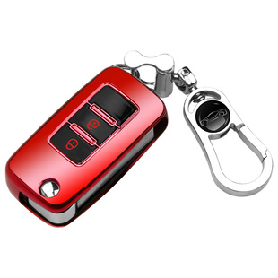 专用陕汽德龙X3000重卡M3000大货车L300汽车钥匙包钥匙外套壳扣链