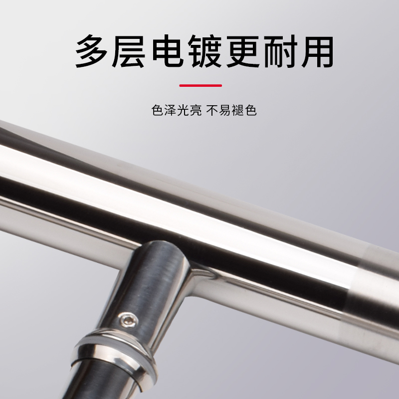 加厚玻璃门拉手不锈钢黑色黄钛金玫瑰金大门拉手有框无框木门把手