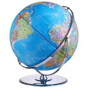 哪里大号地球仪42/50/62/80cm高清学生用万向复古政区仿古办公室