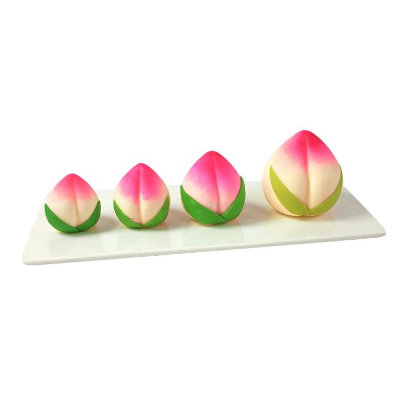 祝寿生日宴会蛋糕装饰巧克力粉寿桃食用空心立体桃子节日装扮摆件