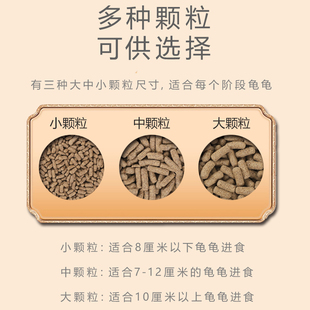 黄缘龟粮安缘台缘浙缘龟闭壳龟增色发色盒龟陆龟专用饲料乌龟粮食