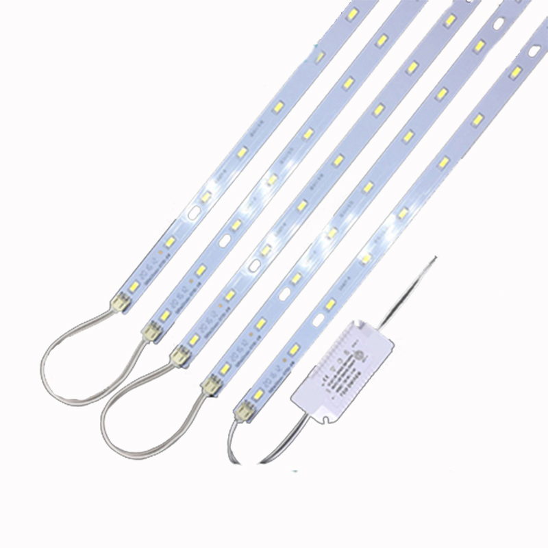 LED吸顶灯灯条改造灯板灯泡H灯管长条形长方形光源贴片吸顶灯芯方