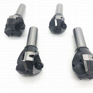 直柄合金倒角刀 锪钻 可转位铣刀 机夹可换刀片15/30/45/60/90度