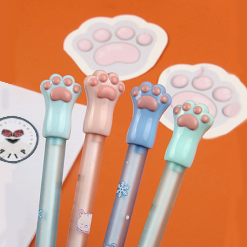 天卓TM02890团子系列自动铅笔小学生用05/07mm可爱猫爪活动铅笔