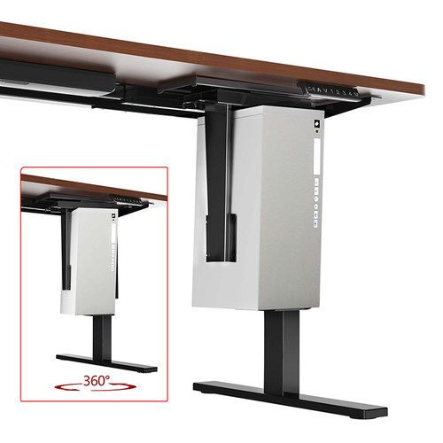 爱美卓升降桌配件电脑主机架移动散热悬挂式托架吊架台式机箱架子