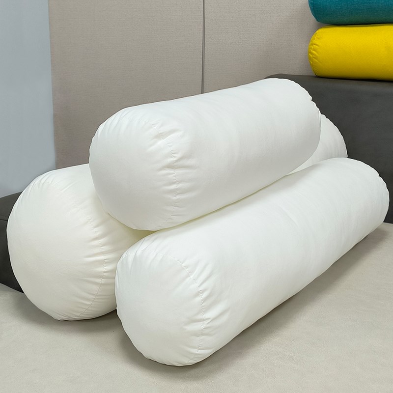 客厅沙发圆柱抱枕芯腰靠枕长条颈枕糖果枕美容院脚枕内胆芯子定制
