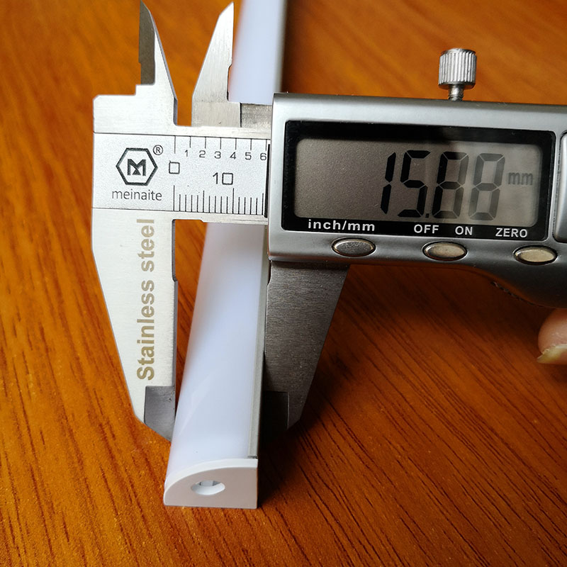 免开糟硬灯条灯带斜角 直角led灯条明装展示柜灯墙角90度直角灯糟