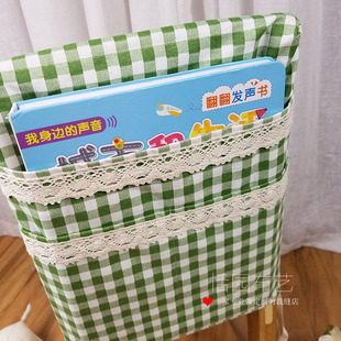 定做定制椅背收纳袋幼儿园小椅子靠背兜布袋书袋挂袋放书布兜背套