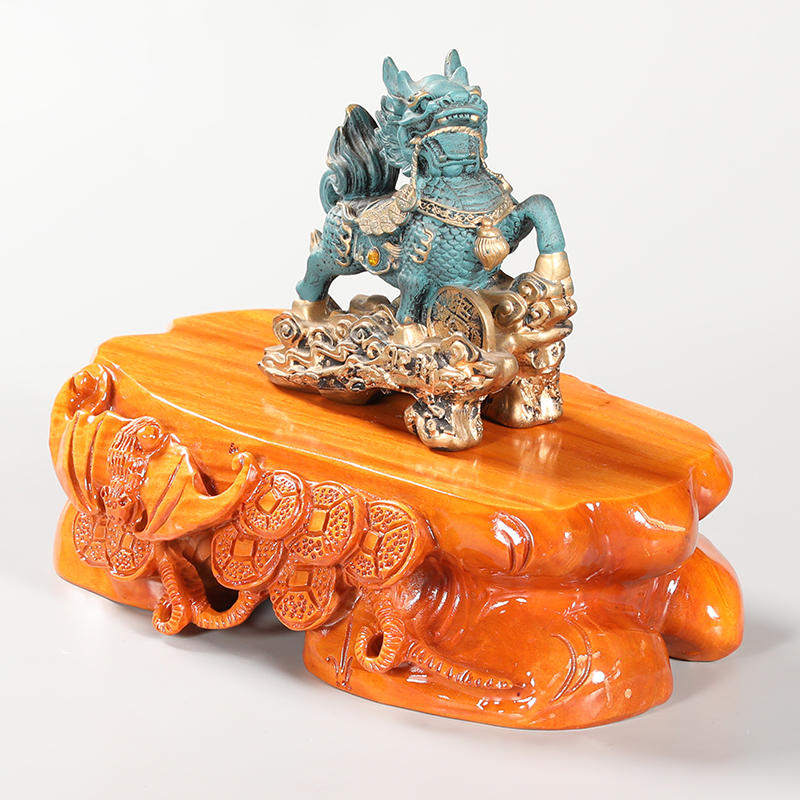 实木质椭圆根雕奇石底座花瓶盆栽佛像工艺品摆件承重底座托架加高