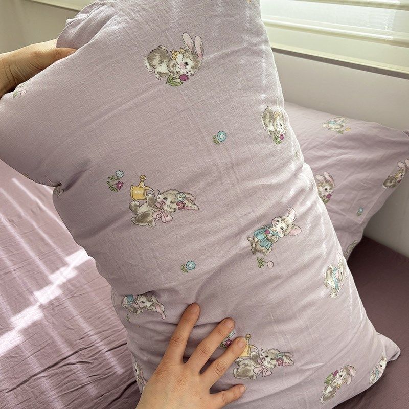 妮可兔A类全棉有氧双层纱床单床笠妮可兔新款床单可配三四件套,床上用品,床单,淘宝优惠券,粉丝福利购,淘宝优惠卷