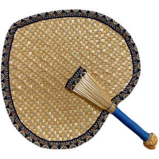 蒲扇手工编织扇子老式大蒲扇夏季驱蚊芭蕉麦秸草编儿童古典小扇子