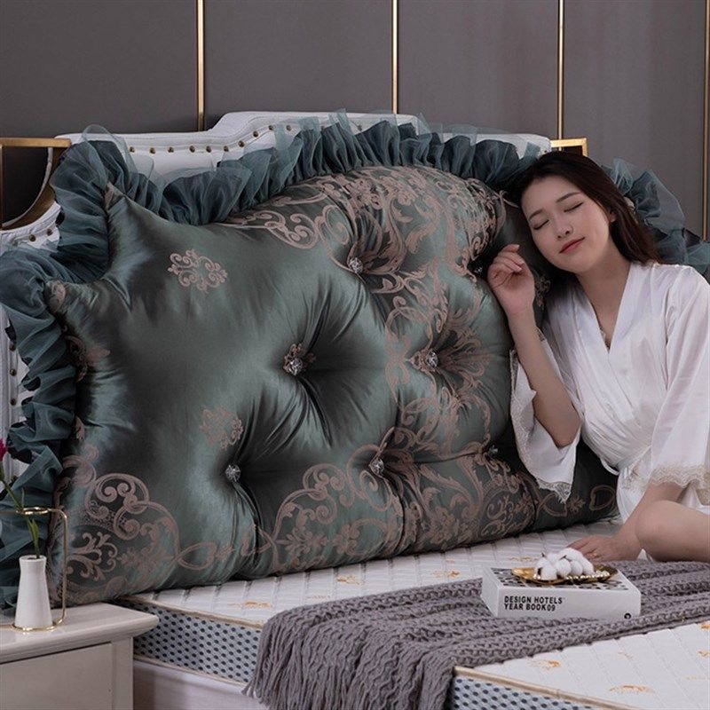 中式实木床头靠垫床靠背垫床上大靠背贝壳床头软包双面靠枕可拆洗,居家布艺,靠垫/抱枕,淘宝优惠券,粉丝福利购,淘宝优惠卷