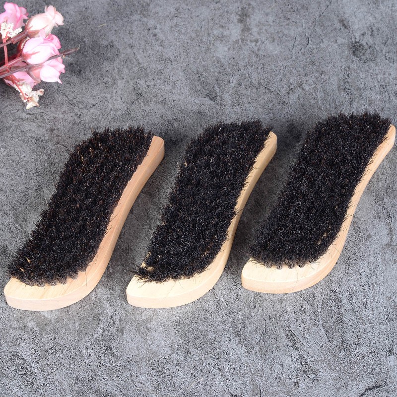 伟力马尾刷 干洗店洗衣刷软毛刷衣物清洗刷板刷毛呢羊毛衫 除尘刷