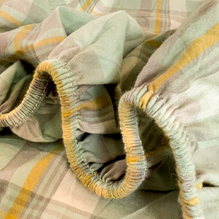 宿舍专用纯棉牀包80x190学生单人全棉牀罩0.9m褥子牀垫套防滑牀单