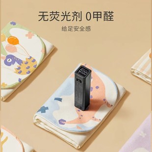 儿童纯棉纱布吸汗巾婴儿隔汗巾宝宝汗巾幼儿园男童女童大号垫背巾