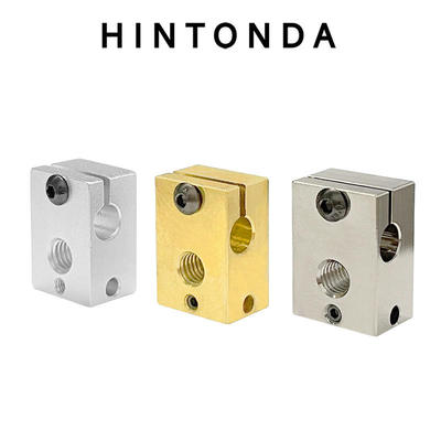 Prusa mk3s 高温E3D V6加热块兼容PT100 MK3 大黄蜂 3D打印机喷头