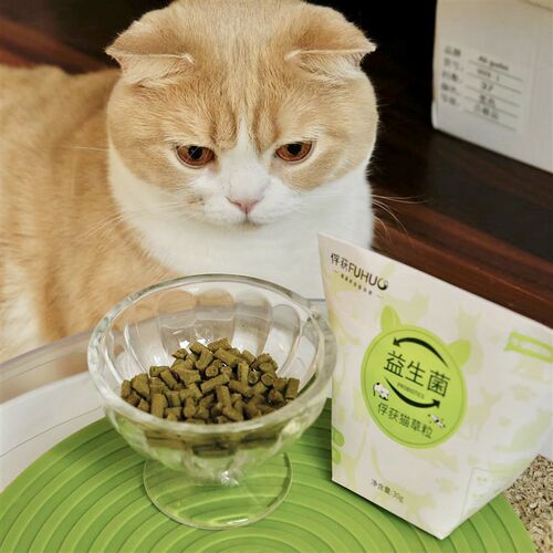 俘获猫草粒猫咪零食猫草片颗粒冻干懒人即食饼干化毛球猫薄荷用品