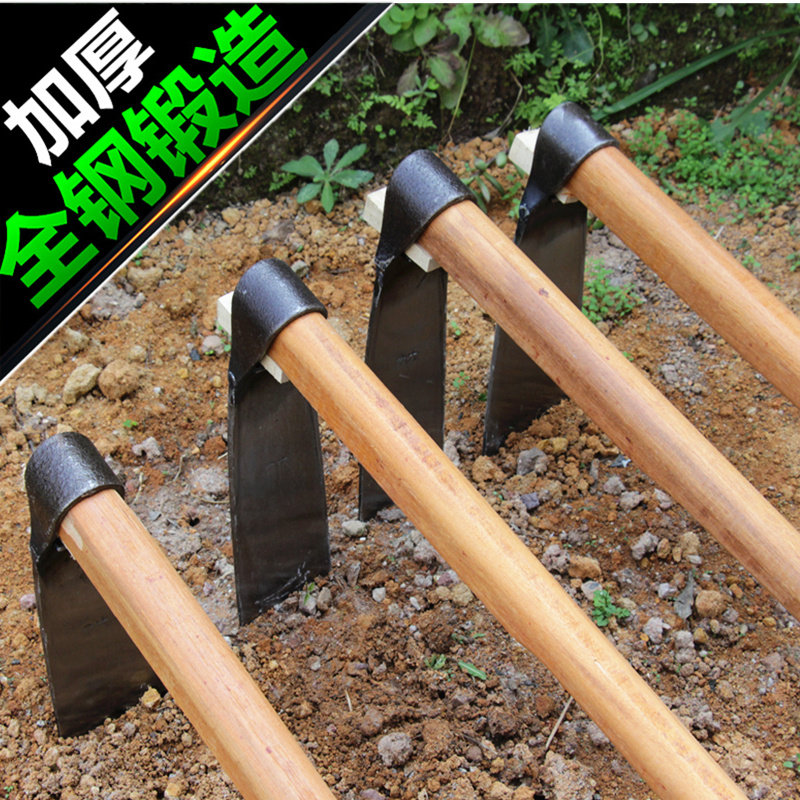 锄头农用具种菜锄草家用户外全钢加厚挖土开荒翻地长柄挖笋大锄头,农机/农具/农膜,锄头,淘宝优惠券,粉丝福利购,淘宝优惠卷