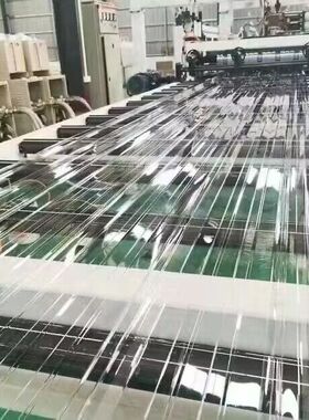 2.0厚全透明PC采光瓦PC塑料玻璃瓦屋顶车棚雨棚天井大棚840型