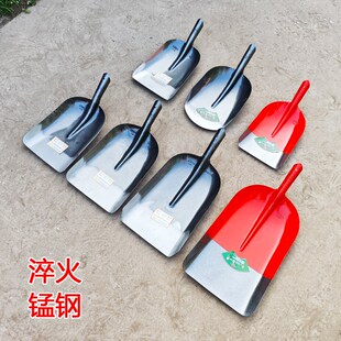 煤锹农用大铁锹大斗铲子特大号煤铲煤铲平头铁掀方掀平锹圆头钢锹