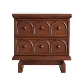 homechoice复古实木床头柜卧室轻奢高级感床头柜子床头收纳小柜子