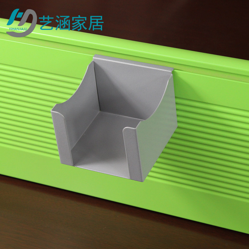 办公桌屏风挂件隔断配件A4纸托盘架笔筒杂物置物架钢制电话悬挂式