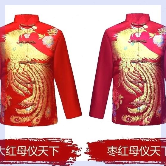 件套全套纯棉喜男女七寿冲服衣老人老年人高档用品寿龙凤殡葬丧葬
