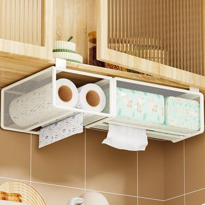 厨房纸巾挂架多功能收纳