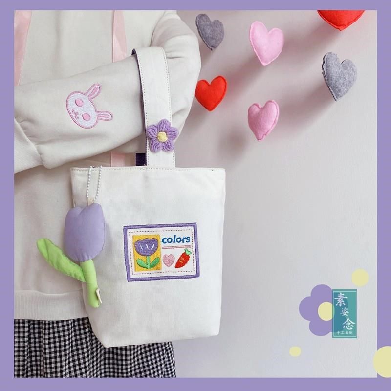 小众设计感简约可爱小包包夏季帆布手提包女迷你遛弯逛街手拎袋子,箱包皮具/热销女包/男包,时尚帆布包,淘宝优惠券,粉丝福利购,淘宝优惠卷