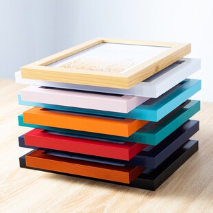 定制相框画框摆台5寸6寸 10寸 A4创意照片挂墙婚纱相片架