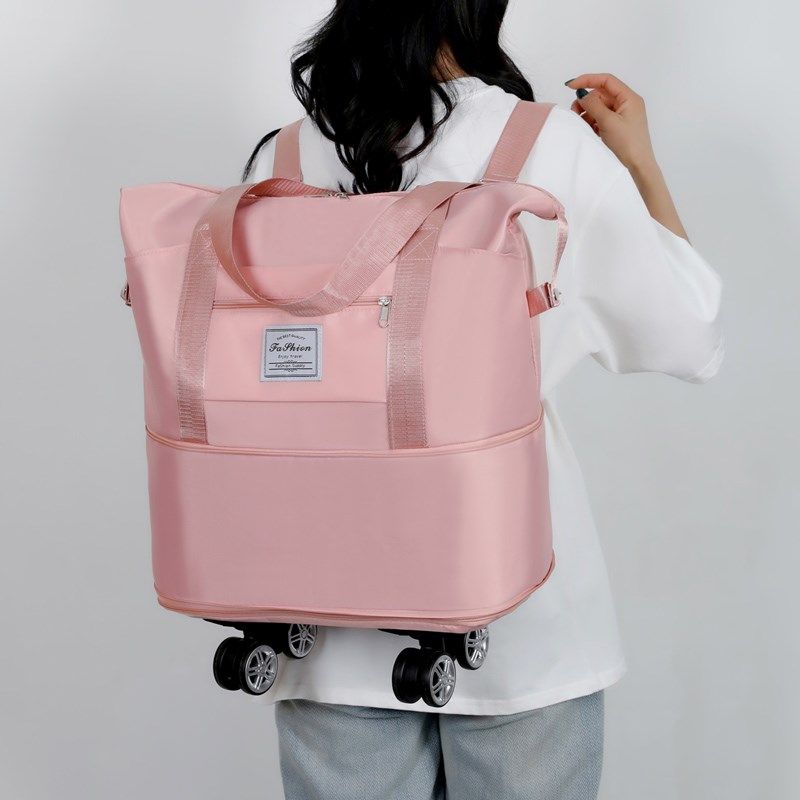 可双肩旅行包女短途手提超大容量健身包轻便待产收纳出差行李袋子,箱包皮具/热销女包/男包,旅行袋,淘宝优惠券,粉丝福利购,淘宝优惠卷