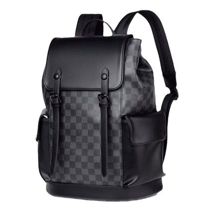 双肩包男士背包潮牌大容量旅行包休闲书包电脑笔记本包男包旅游包