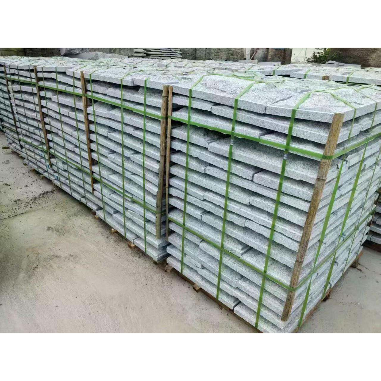 天然花岗岩蘑菇石墙壁装饰品