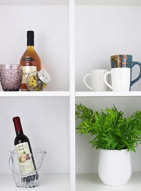 厨房装饰品小摆件样板间柜子格子摆设组合轻奢橱柜瓷砖店展厅软装