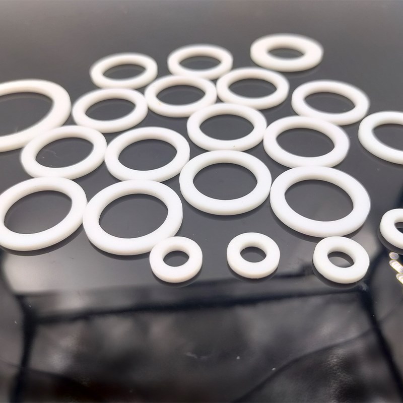 聚四氟乙烯PTFE平垫片F4挡圈法兰垫100/105/110*90/95/100*2