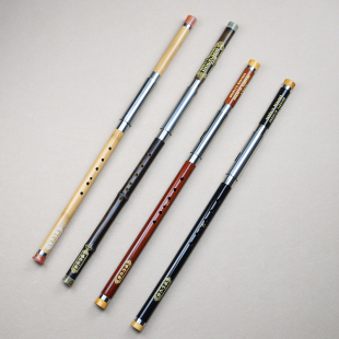 傣竹之韵紫竹黑檀木演奏型横吹巴乌 F调G调c调a降b调儿童成人初学