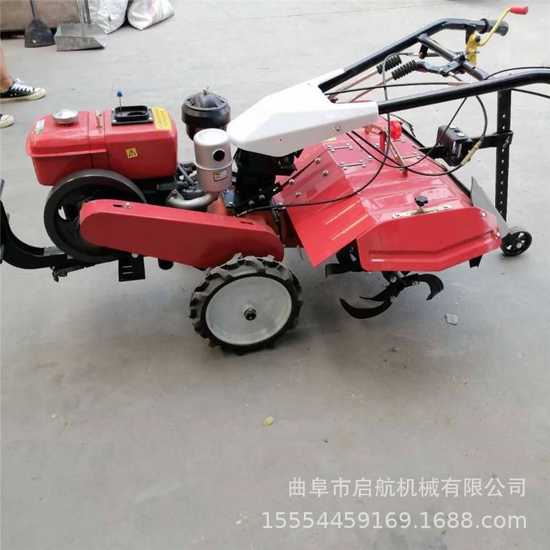 菜棚松土旋耕机 多用途翻F土机 汽油微耕旋耕机