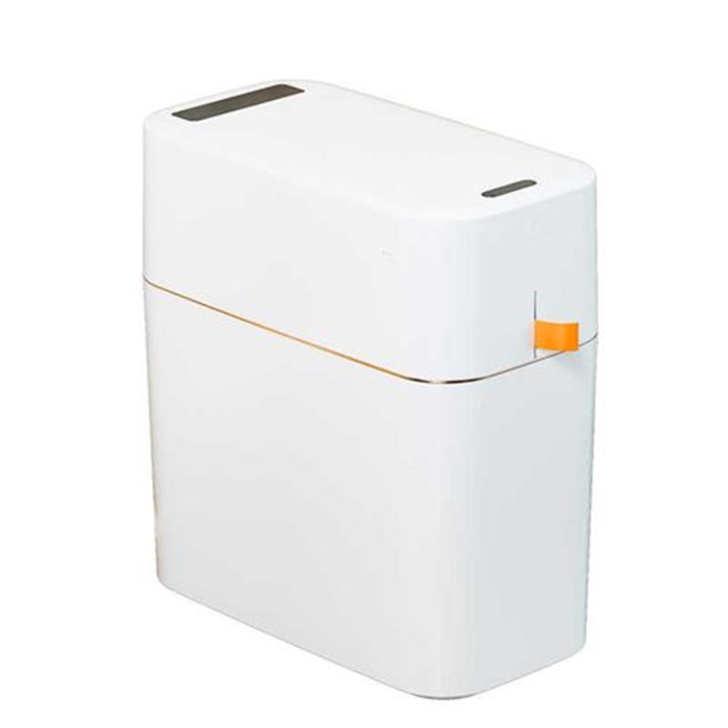 智能垃圾桶感应式自n动打包家用厕所卫生间带盖子电动吸附套袋夹