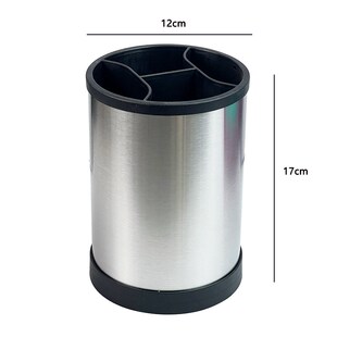 不锈钢厨具收纳桶厨房餐具收纳置物架沥水筷子收纳刀叉勺子炊具筒