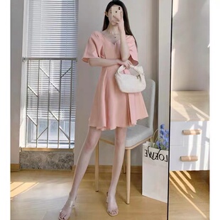 2025小晚礼服女洋装宴会气质小个子显瘦连衣裙赫本风法式平时可穿