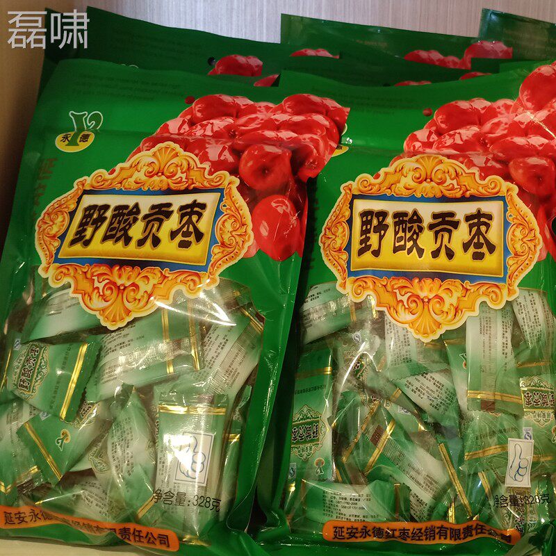 陕北延安特产永德红野酸贡枣立包装休食闲品包小EWR独邮