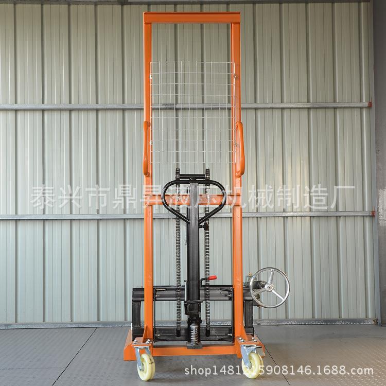 C型气动油桶翻转车油桶堆高倒料车油桶翻转搬运车