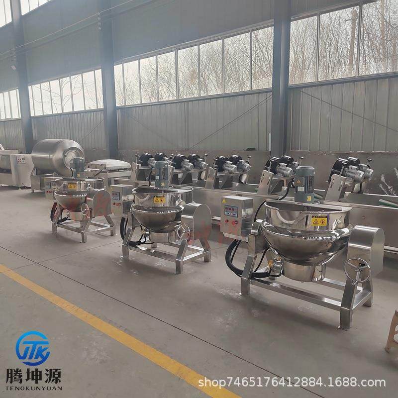 商用熬糖月饼馅料凉粉酱料搅拌夹层锅熟食烧鸡鸭货电加热卤煮锅,清洗/食品/商业设备,煮面机/煮面炉,淘宝优惠券,粉丝福利购,淘宝优惠卷