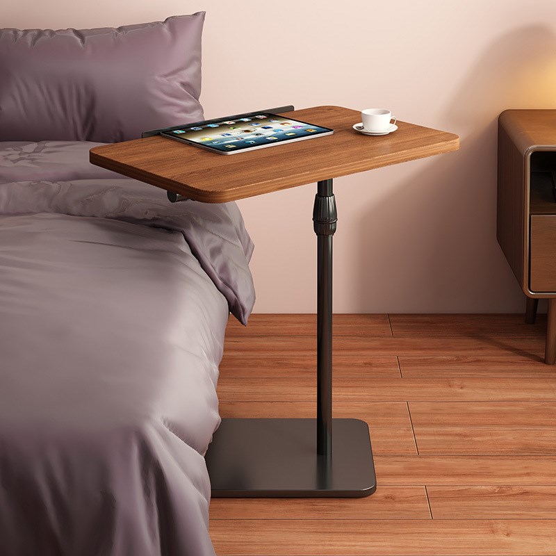 可升降床边桌电脑桌客厅沙t发边几移动办公桌可旋转家用卧室小桌