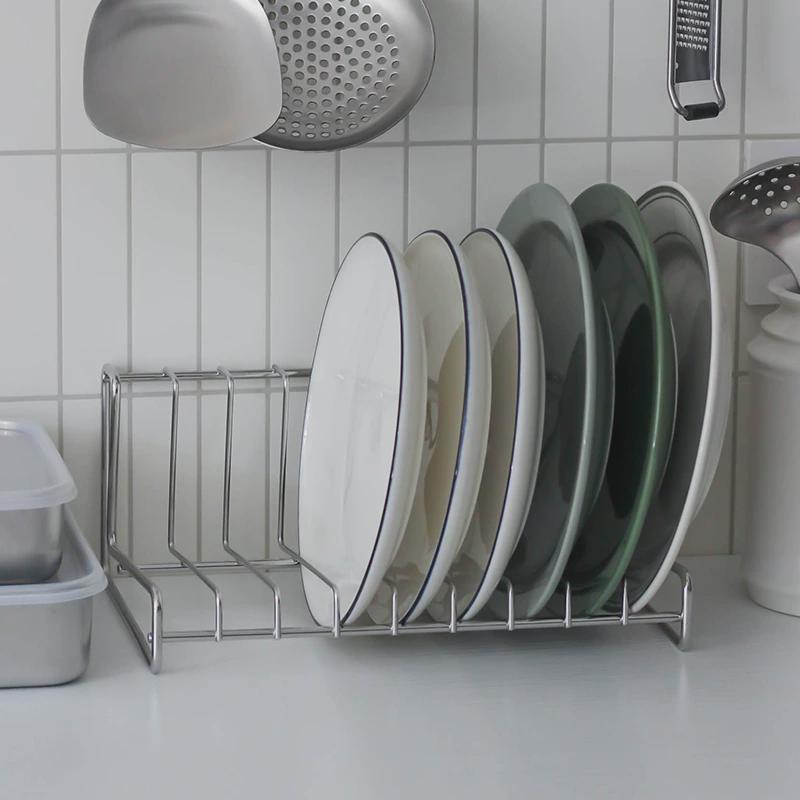 304不锈钢餐具沥m水架厨房置物架碗碟盘子收纳架沥水架小菜板架