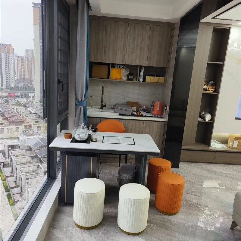 1.2米1.4米轻奢岩板茶台茶桌现代简约阳台茶桌意式极简茶台,住宅家具,家用茶台/茶桌,淘宝优惠券,粉丝福利购,淘宝优惠卷